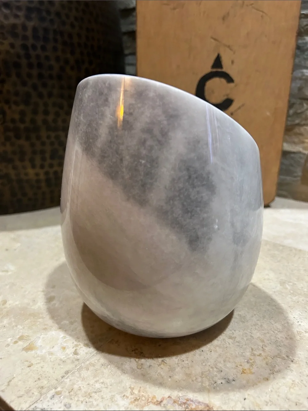 Simon Pearce Marble Wine Chiller